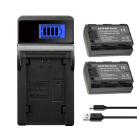 NP-FZ100 Battery for Sony A9 A9R 9R Alpha 9 A7R III A7 III Fully ILCE-7RM3 BC-QZ1 Camera Batteries Charger 2280mAh NPFZ100