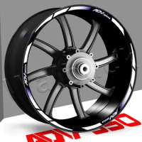 For Honda ADV 350 adv350 Adventure Reflective Motorcycle Wheel Sticker 15″14″ Rim Decal Stripe Tape Accessories Waterproof