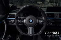 [細活方向盤] 正碳纖維款 BMW F30 F32 F20 F34 F36 F80 F82 寶馬 變形蟲方向盤 方向盤 造型方向盤