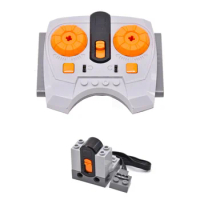 High-Tech Power Function Remote Control Receiver Kit 8879 IR Remote Control and 8884 IR Receiver for DIY Building Block