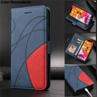 Realme 8i Case Leather Wallet Flip Cover Realme 8i Phone Case For OPPO Realme 8i Case
