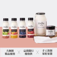 【知覺優格】經典優格綜合組(益菌隨行優格飲/精品優格/果粒果醬)