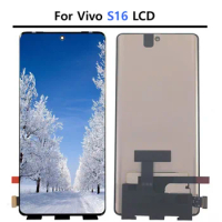 Test 6.78 Inch Original AMOLED NEW LCD Screen For VIVO S16 V2244A LCD Display Touch Screen Digitizer Assembly Replacement Parts