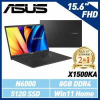 ASUS X1500KA-0441KN6000 15.6吋筆電 (N6000/8G/512G)