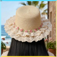 FF Mũ vành ngang đính ren phong cách lolita xinh xắn(SH72)