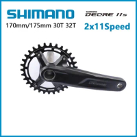 Shimano DEORE M5100 Crankset 170mm/175mm 30T 32T Chainring 1x11s FC-M5100 Crank For MTB Bike Bicycle Crankset