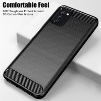 For Samsung Galaxy A03s Case Shockproof Bumper Carbon Soft Silicone Cover For Samsung Galaxy A 53 52 13 52s 34 03s 54 04 5G Case