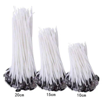 Candle Wicks Soy Wax Core Woven Cotton Core for DIY Kerosene Lamp Wax Line Wood Accessories Candles Making