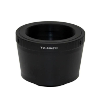Mount Adapter Ring Suit For T/T2 Screw Lens to Nikon 1 J5 J4 S2 V3 AW1 J3 J2 J1 V2 S1 V1 Camera (Without Tripod)