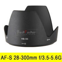 HB-50 DSLR Camera Lens Hood HB-50 Fits For Nikon AF-S 28-300mm f/3.5-5.6G ED VR 77mm Filter Lens