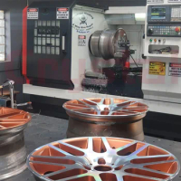 China diamond cut wheel polishing equipment rim repair lathe machine AWR32H