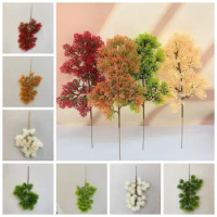 Colorful Realistic Pine Needle Tree Creative Small Garden Photography Props Plastic Desktop Decoration Home Supplies