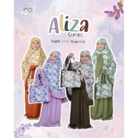 Ijaka221 Readystok Mukena Set Sajadah Anak 5-12Tahun Inaya Aliza Prayer Set Luna Series Kamil Medina