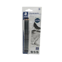 Staedtler Charcoal Pencil S/M/H Blister Card 100C SBK4