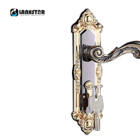Factory Supply Zinc Alloy Handle Lock Mute Lockset Haredware Accessories Decoration Materials Door Locks