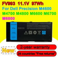 FV993 Laptop Battery For Dell Precision M4600 M4700 M6600 M6700 M6800 FJJ4W PG6RC R7PND OTN1K5 FV993 11.1V 97WH