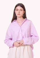 L'zzie LZZIE ASTRA 大廓形衬衫 - 紫色