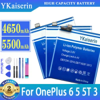 YKaiserin Battery for Oneplus 6 5 5T 3 for Oneplus 1+ 6/5/5T/3 for Oneplus6 Oneplus5 Oneplus5T Oneplus3 batteria + Free Tools