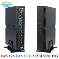 Partaker Mini PC Gamer 12th Gen Intel i9 12900F i7 12700F i5 12400F RTX 3060 12G PCIE4.0 Windows 11 Mini Gaming Computer WiFi6