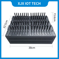 XJX New Designed EC25-AF 4G LTE Small Size 64 Ports Bulk Sms Modem Pool For North America 4G network