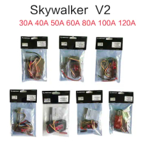 Hobbywing Skywalker 20A 30A 40A 50A 60A 80A 100A 120A V1 V2 ESC Speed Controller With UBEC For RC Airplanes Helicopter