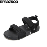 Runway Italian Beach Black Sneakers Sport Plus Size Men Gladiator Sandals Summer 45 Roman Large Purple Shoes Native Nice Leather