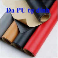 Miếng dán vải da PU cỡ lớn, da tự dính sửa ghế, nội thất, đồ da 138*70cm, 138*50cm, 60x40 cm, đủ kíc