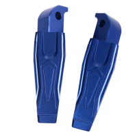Motorcycle Aluminum Rear Foot Peg Pedals Footrest for Yamaha NMAX155 AEROX NVX XMAX TMAX 155 300 530 Accessories Blue