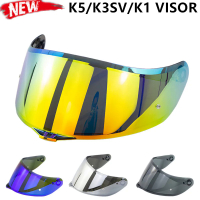 หมวกกันน็อค Visor Shield สำหรับ AGV K5 K3SV K1 Casco Moto Visera Uv Protection ความแข็งแรงสูงหมวกกันน็อครถจักรยานยนต์อุปกรณ์เสริมอะไหล่