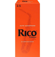美國 RICO Alto 中音薩克斯風竹片 2號/2.5號/3號/3.5號 (25片/盒)【橘包裝】【唐尼樂器】