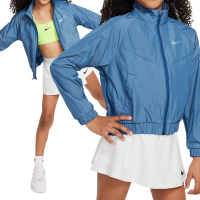 Nike G NSW WR Loose JKT Dance 大童 藍色 休閒 立領 風衣 外套 FN8656-440
