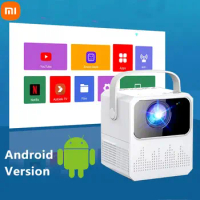 New Xiaomi Smart Android Home 4K Projector Overhead Portable Led Small Lcd Video Projector Home Pocket With Stand Mini Projector