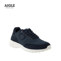 【AIGLE】女 輕量透氣休閒鞋(AG-FT096 深藍)