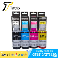 Tatrix GT5810 GT5820 GT51 GT52 Refill Dye Ink For HP Smart Tank 450 455 500 510 515 516 519 530 559 570 610 615 651 Printer