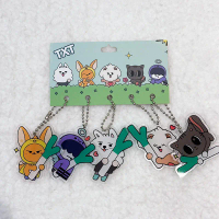Bộ 5 móc khóa acrylic PUULLVERSE cho idol K‑pop TXT (Key)