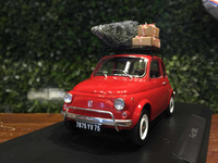 1/18 Norev Fiat 500L 1968 Red Christmas 187779【MGM】