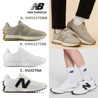 【New Balance】卡布奇諾 皮革款327系列復古鞋_女/中性_3款任選(WS327TBB/WS327DBB/U327GA)(Y購/網路獨家)
