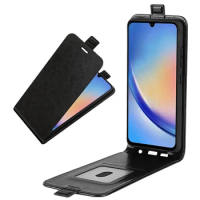 For Samsung Galaxy A34 5G Case Flip Leather Cases Soft Cover Vertical Wallet Leather Credit Card Slot For Samsung Galaxy A34 5G