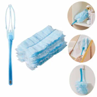 Household Duster Disposable Electrostatic Absorbent Fiber Duster Air-condition Car Furniture Cleaning Microfiber Dusting Brush