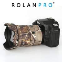 ROLANPRO Camera Lens Coat Camouflage for Canon EF 16-35mm f2.8L III USM Lens Protective Sleeve for Canon lens Protection Case