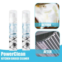 Kitchen Grease Cleaner Foam 100ml Magic Degreaser Spray Multifunctional Foam Cleaner Stain Remover Kitchen Cleaning Tool