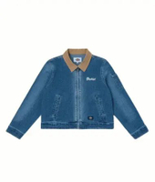 DICKIES - Women's Denim Ike Inspired Jacket - Jaket Wanita S MEDIUM BLUE