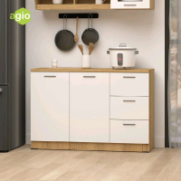 ( Free Jasa Rakit Jabodetabek ) Oggi Kitchen Set 3 Pintu / Rak Bawah Dapur / Agio Rea Kitchen Base 3