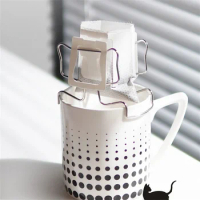 Coffee Filter Holder Stainless steel Coffee Mug Stand Hanging Ear Drip Holder Filter Rack Outdoor Tea Filters Dripper Baskets