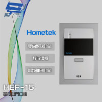 昌運監視器 Hometek HEF-15 單按鍵門口機 雙向對講 具電鎖抑制功能