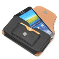 Holster Belt Clip Leather Phone Case Pouch for Xiaomi Pocophone F1,Mi A2 Lite,For Galaxy Note9/J8.ZTE Nubia Z18,Cubot X18 Plus