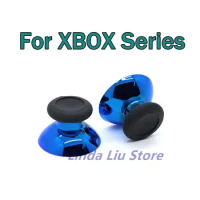 4pcs For Xbox Series S X Chrome 3D analog thumb stick caps for xbox one controller mushroom cap rocker cap joystick caps