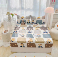 Bộ Ga Gối Trải Giường Poly Cotton bo chun miễn phí, Ga trải giường đủ kích cỡ ga giường 1m2x2m, 1m6x
