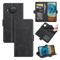 Case For Nokia X10 Leather Wallet Flip Cover Vintage Magnet Phone Case For Nokia X20 Coque