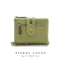 MJ Dompet Wanita Lipat Pendek PIERRE LOUES Zeina Wallet Bahan Kulit PU Leather Premium BAEOS Murah G